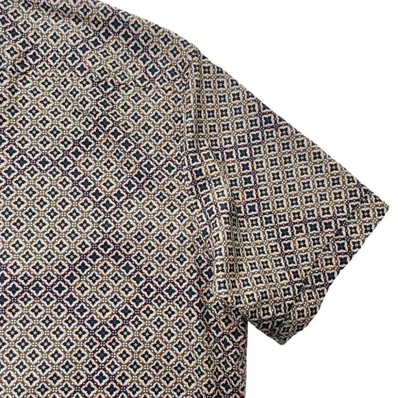 Tasso Elba Refined Woven Cotton Mens Button Down - Picture 6 of 9